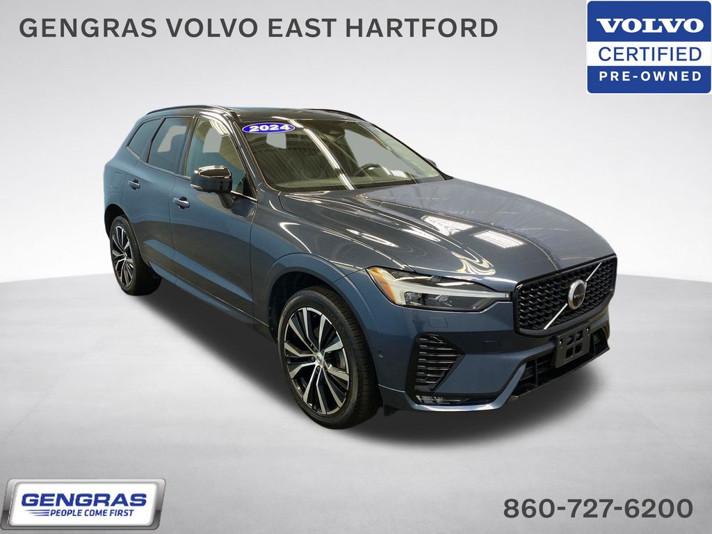 Denim Blue Metallic 2024 Volvo XC60 SUV / Crossover All-Wheel Drive Automatic