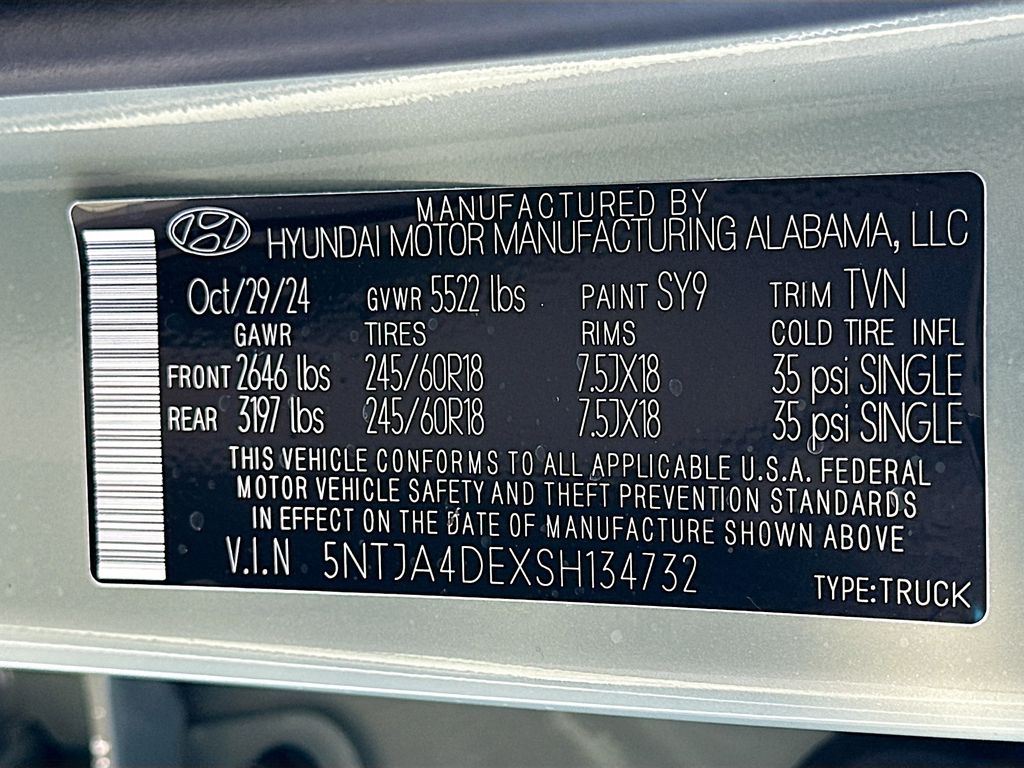 2025 Hyundai Santa Cruz SE 22