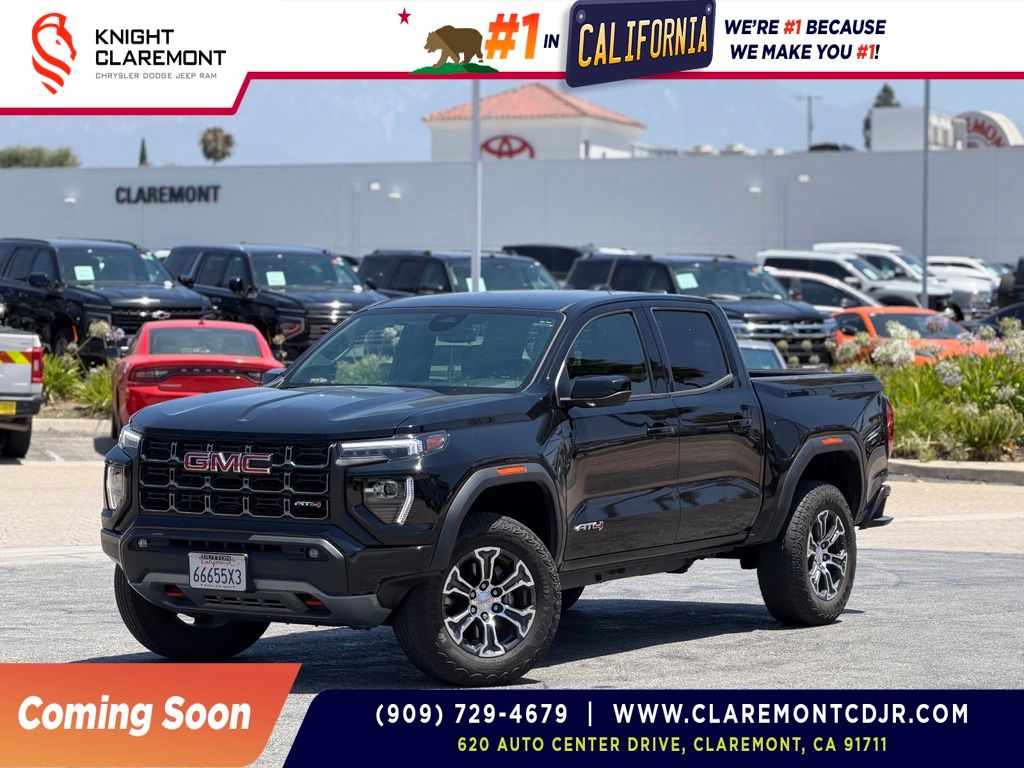 Onyx Black 2023 GMC Canyon Pickup Truck Four-Wheel Drive 8-Speed Automatic
