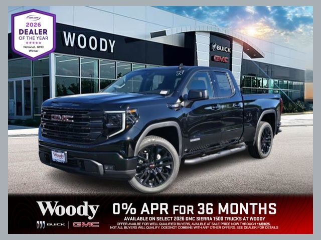 Onyx Black 2026 GMC Sierra 1500 Pickup Truck Four-Wheel Drive 8-Speed Automatic