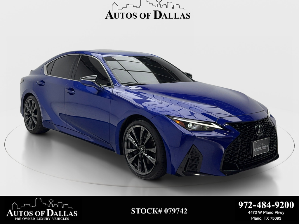 Blue 2024 Lexus IS Sedan Rear-Wheel Drive 8-Speed Automatic