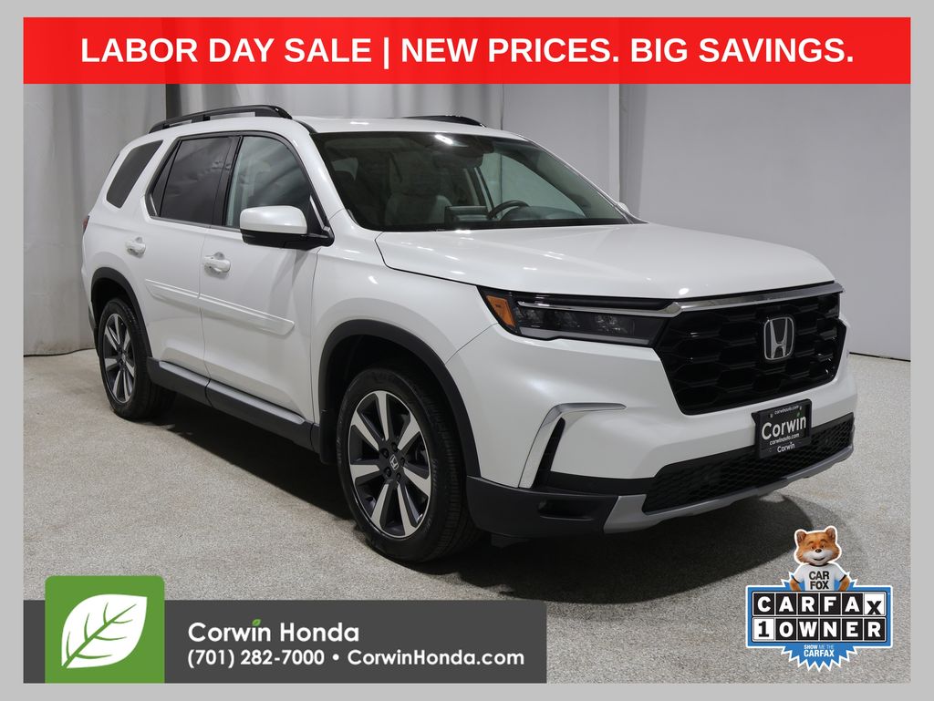 Platinum White Pearl 2025 Honda Pilot SUV / Crossover All-Wheel Drive Automatic