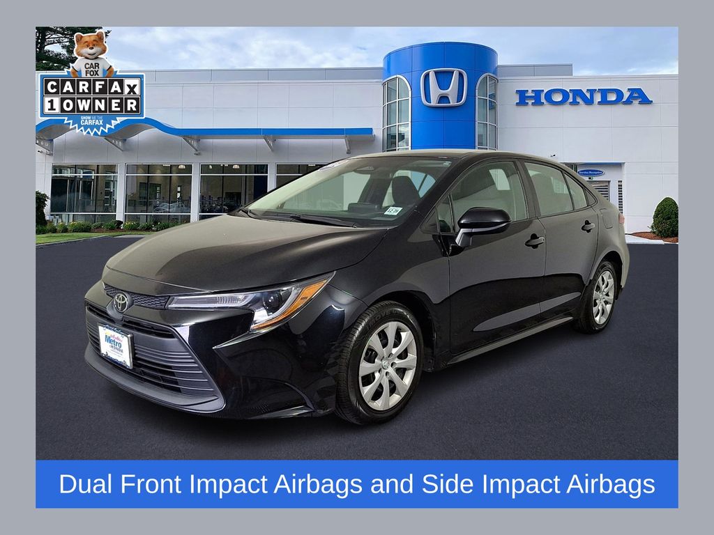 Midnight Black Metallic 2024 Toyota Corolla Sedan Front-Wheel Drive Continuously Variable Transmission