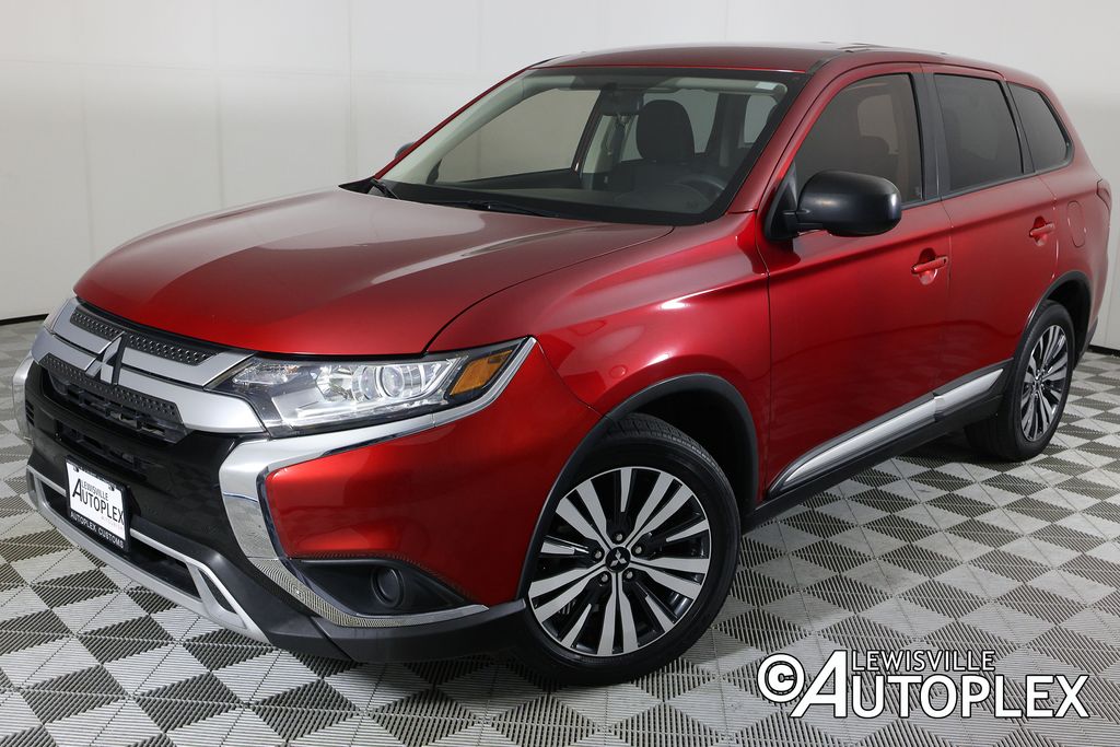 Red Diamond 2020 Mitsubishi Outlander SUV / Crossover Front-Wheel Drive Continuously Variable Transmission