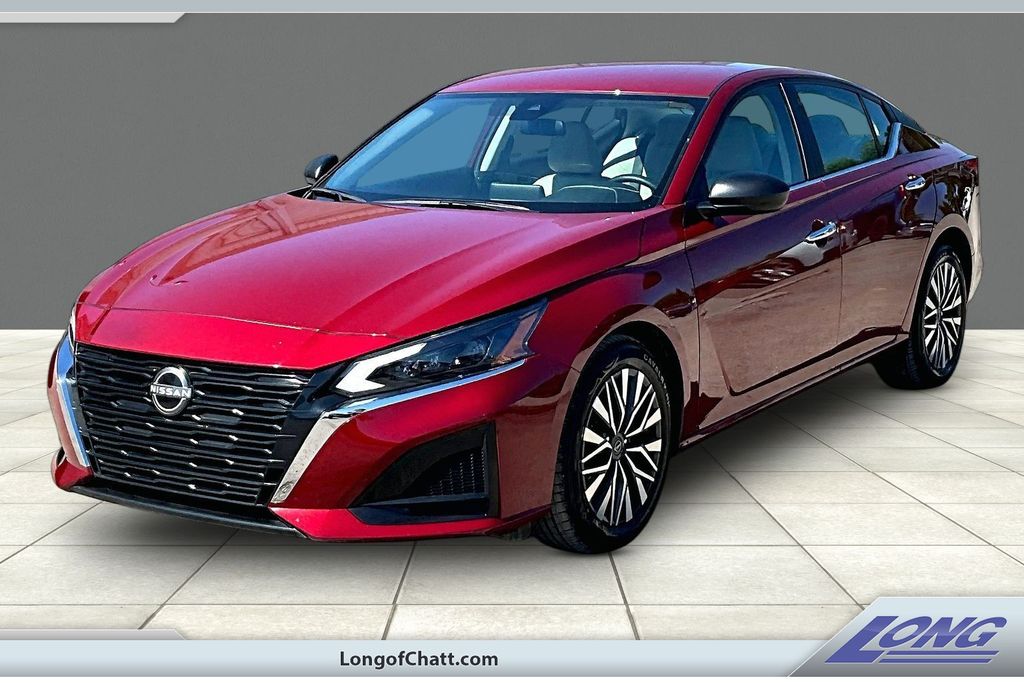 Red (Scarlet Ember) 2025 Nissan Altima Sedan Front-Wheel Drive Continuously Variable Transmission
