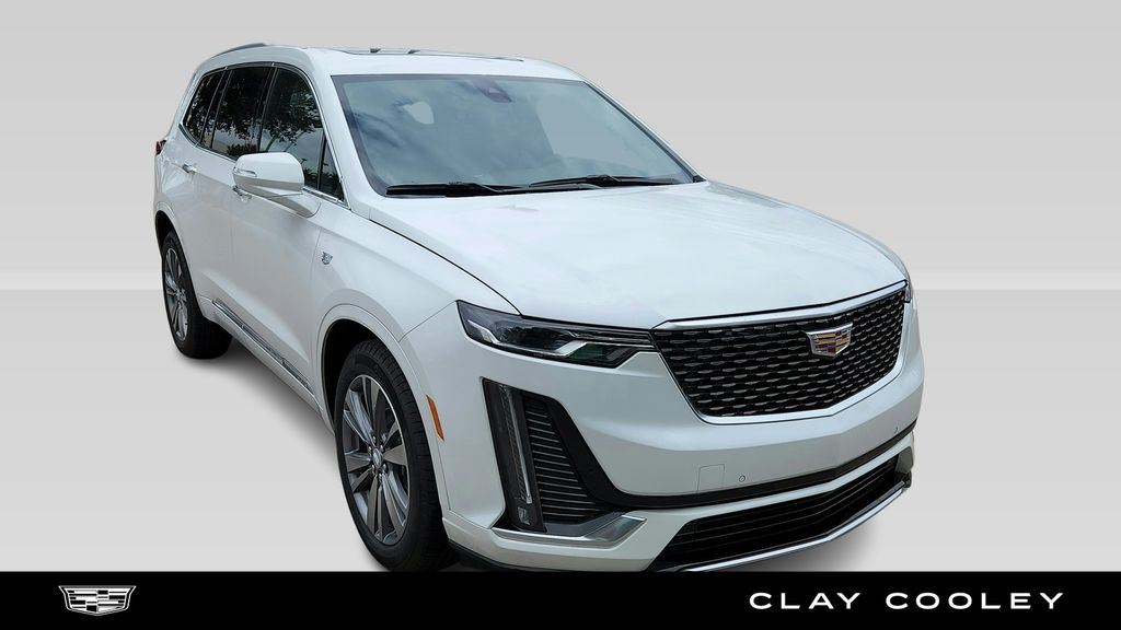 Crystal White Tricoat 2025 Cadillac XT6 Premium Luxury FWD SUV / Crossover Front-Wheel Drive 9-Speed Automatic