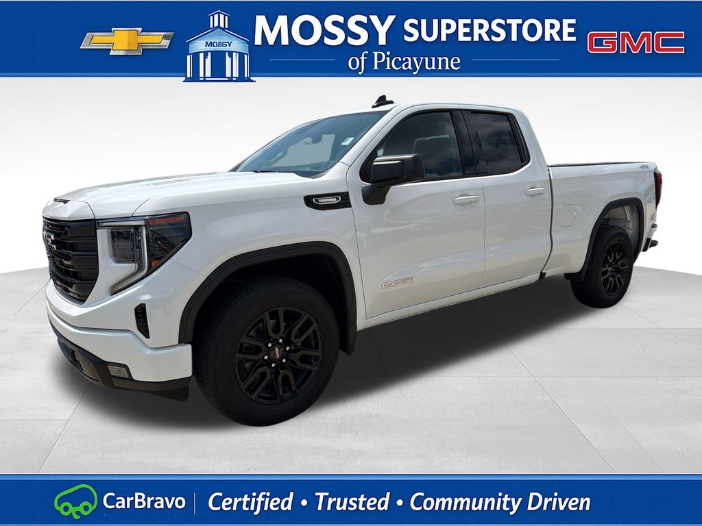 Summit White 2025 GMC Sierra 1500 Pickup Truck Four-Wheel Drive 8-Speed Automatic