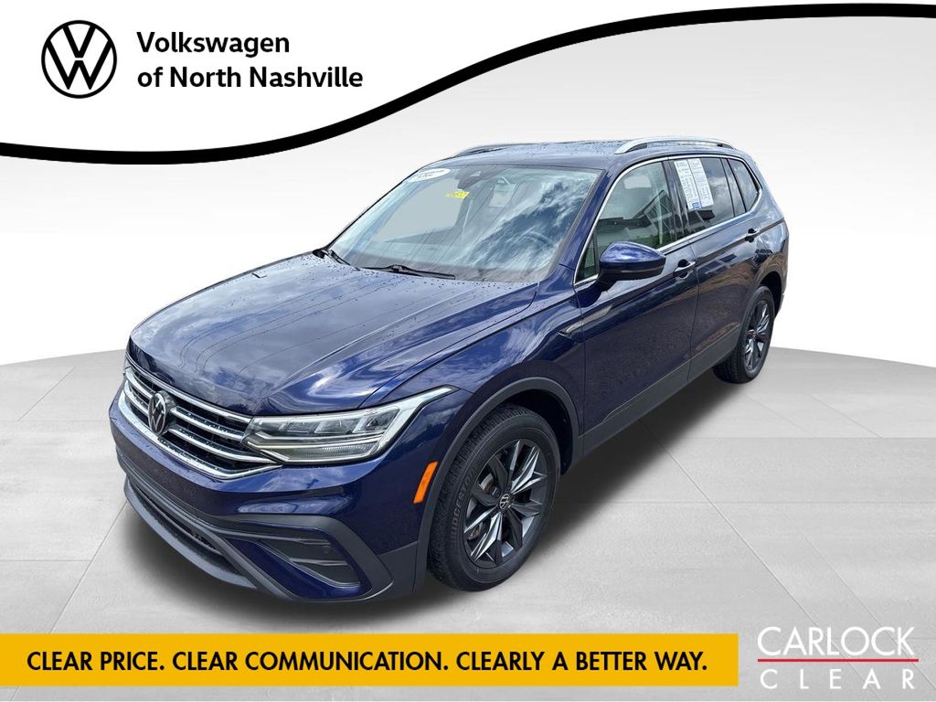 Atlantic Blue Metallic 2023 Volkswagen Tiguan SUV / Crossover Front-Wheel Drive 8-Speed Automatic