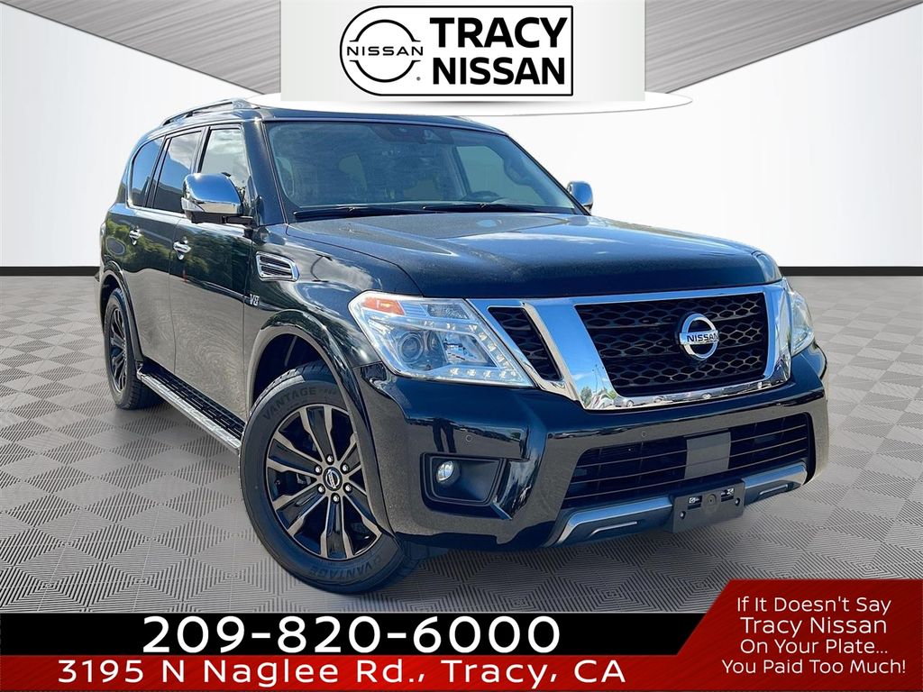 Super Black 2019 Nissan Armada SUV / Crossover Four-Wheel Drive 7-Speed Automatic