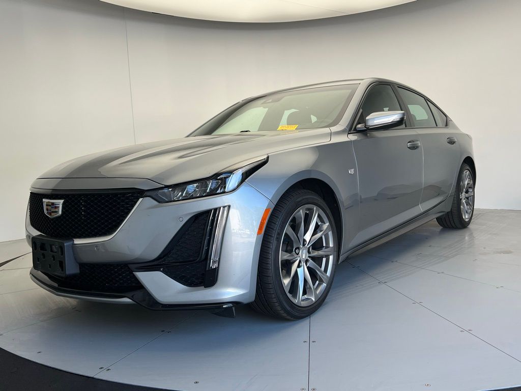 Silver Metallic 2023 Cadillac CT5 Sport AWD Sedan All-Wheel Drive Automatic
