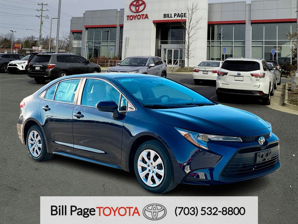 Blueprint 2026 Toyota Corolla LE FWD Sedan Front-Wheel Drive Continuously Variable Transmission