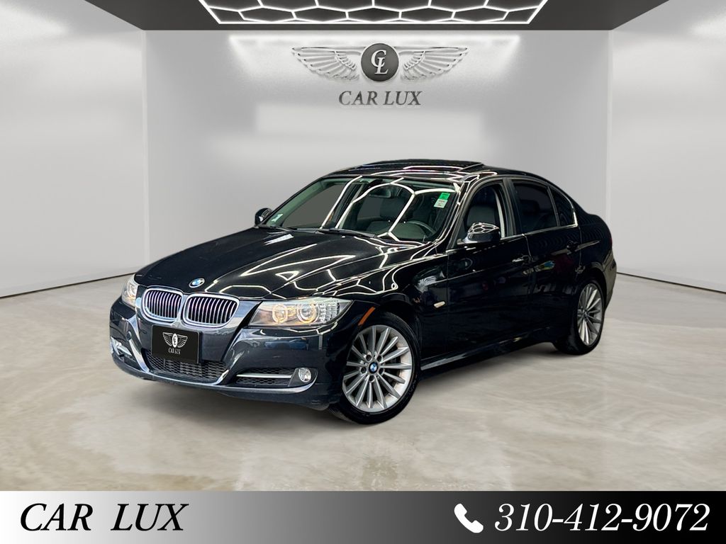Black Sapphire Metallic 2010 BMW 3 Series Sedan Rear-Wheel Drive 6-Speed Automatic
