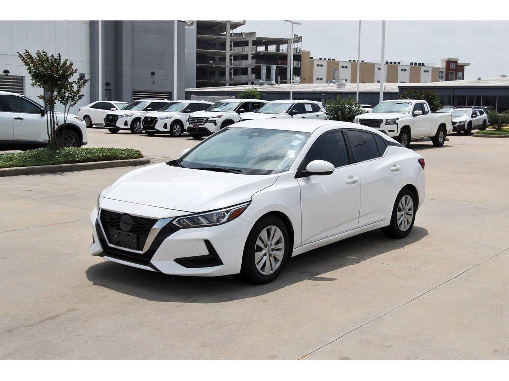 2022 Nissan Sentra S White at Central Houston Nissan