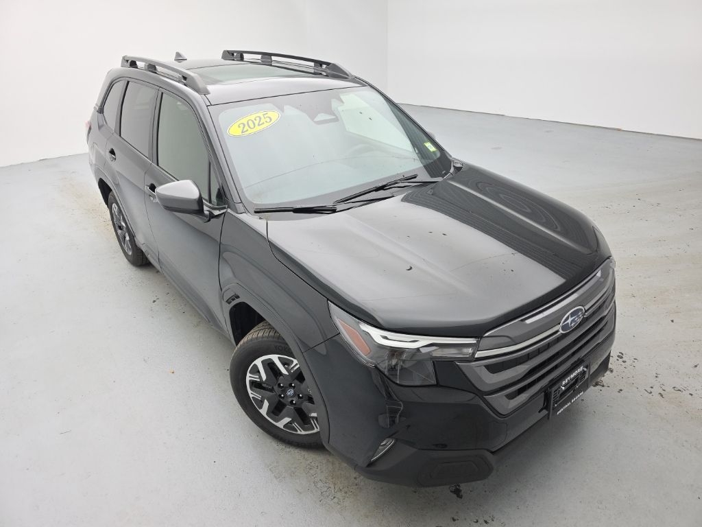 Crystal Black Silica 2025 Subaru Forester SUV / Crossover All-Wheel Drive Continuously Variable Transmission