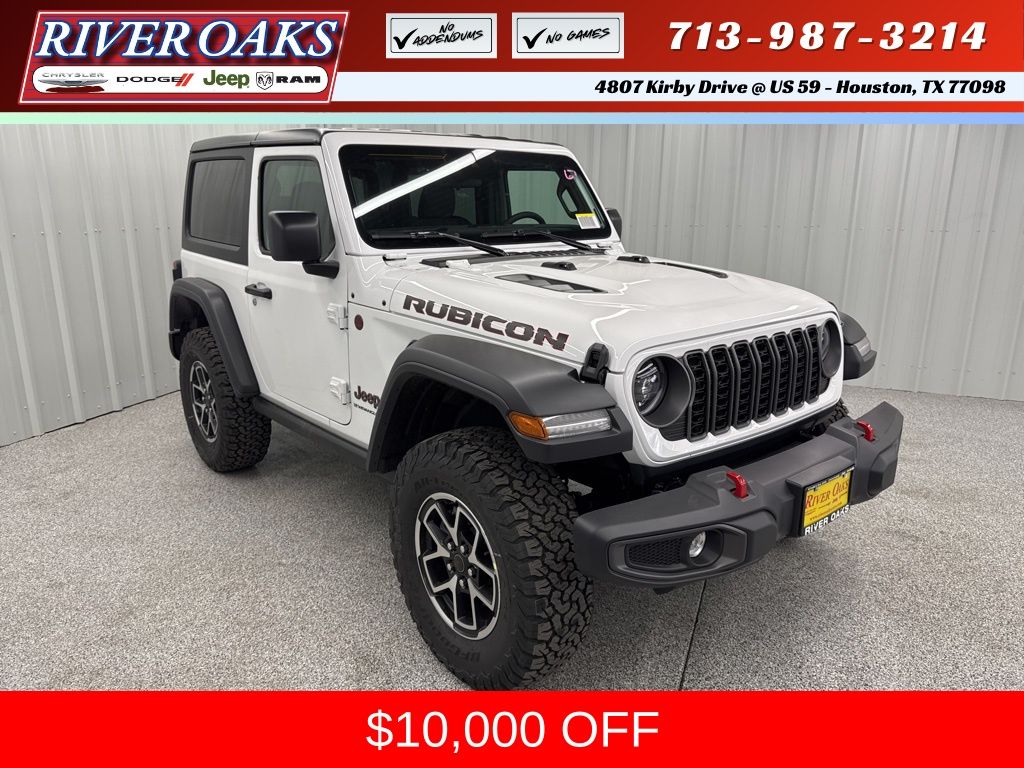Bright White Clearcoat 2025 Jeep Wrangler SUV / Crossover Four-Wheel Drive 8-Speed Automatic