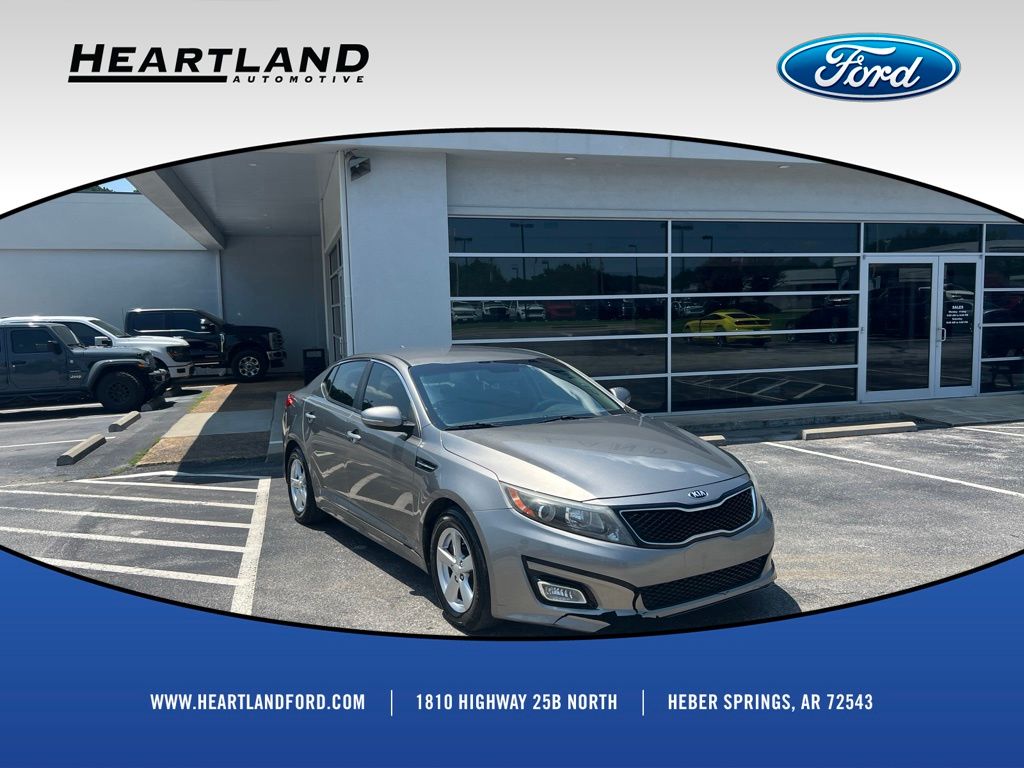 Titanium Silver 2015 Kia Optima Sedan Front-Wheel Drive 6-Speed Automatic