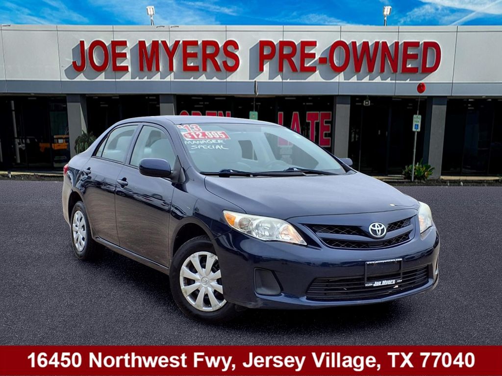 2013 Toyota Corolla L Blue at Durrett Motor Company