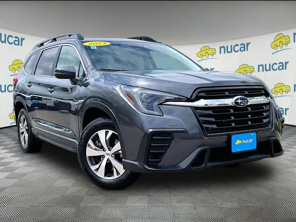 Magnetite Gray Metallic 2023 Subaru Ascent Premium 8-Passenger AWD SUV / Crossover All-Wheel Drive Continuously Variable Transmission