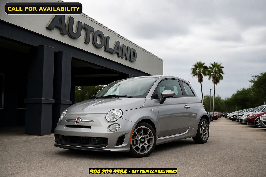 Silver 2018 FIAT 500 Hatchback Front-Wheel Drive 5-Speed Manual