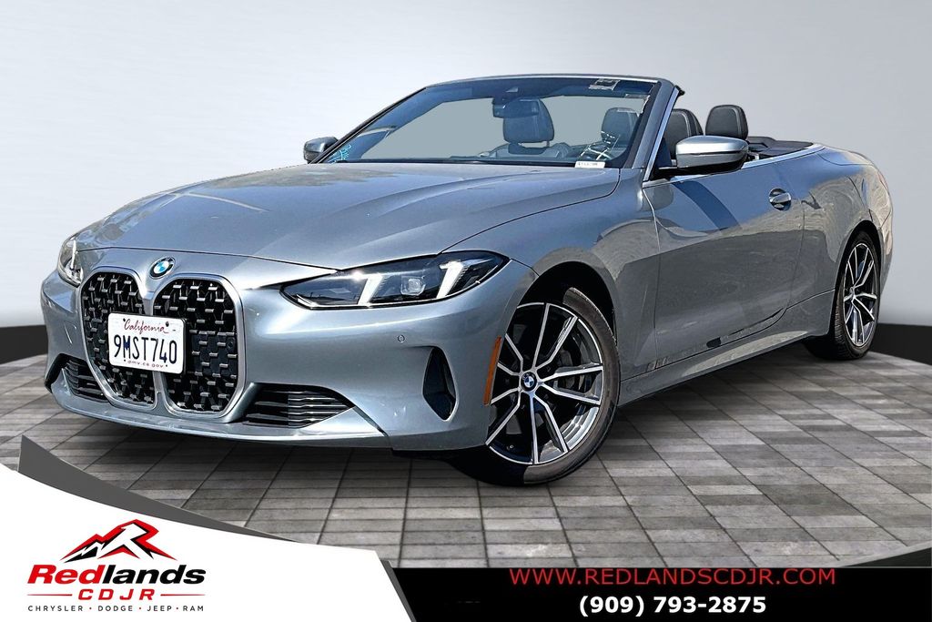 Sterling Silver 2025 BMW 4 Series Convertible Rear-Wheel Drive 8-Speed Automatic