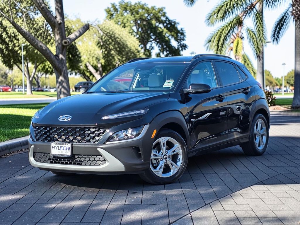 Abyss Black Pearl 2023 Hyundai Kona SEL FWD SUV / Crossover Front-Wheel Drive Continuously Variable Transmission