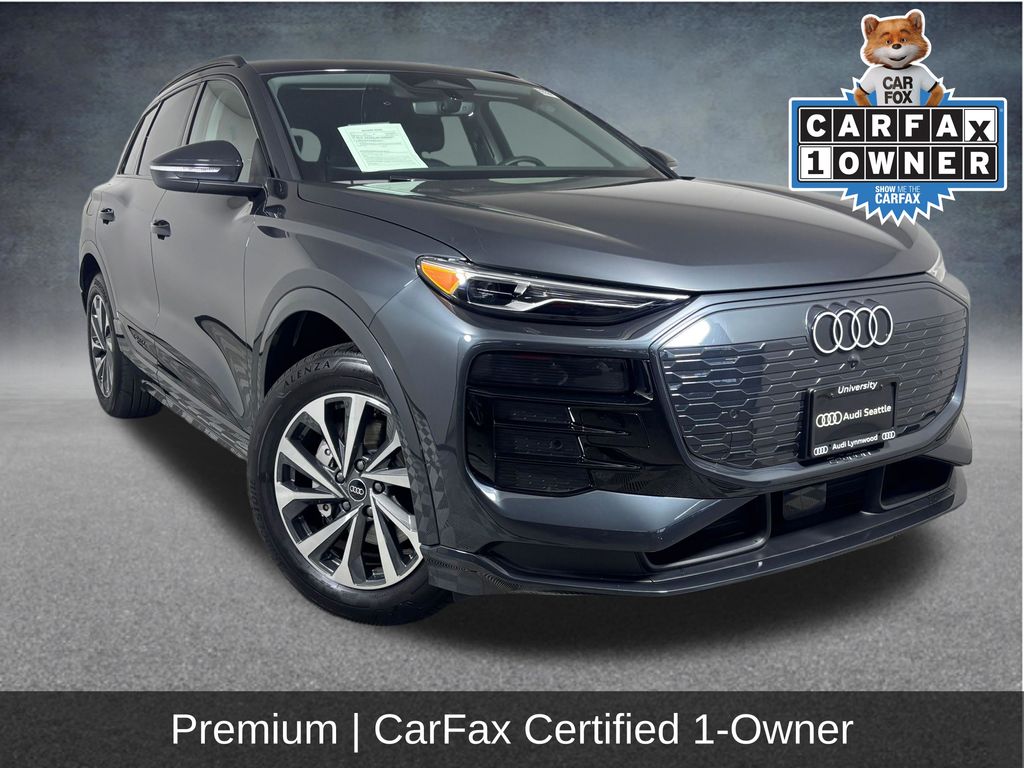 Manhattan Gray Metallic 2025 Audi Q6 e-tron SUV / Crossover All-Wheel Drive Automatic