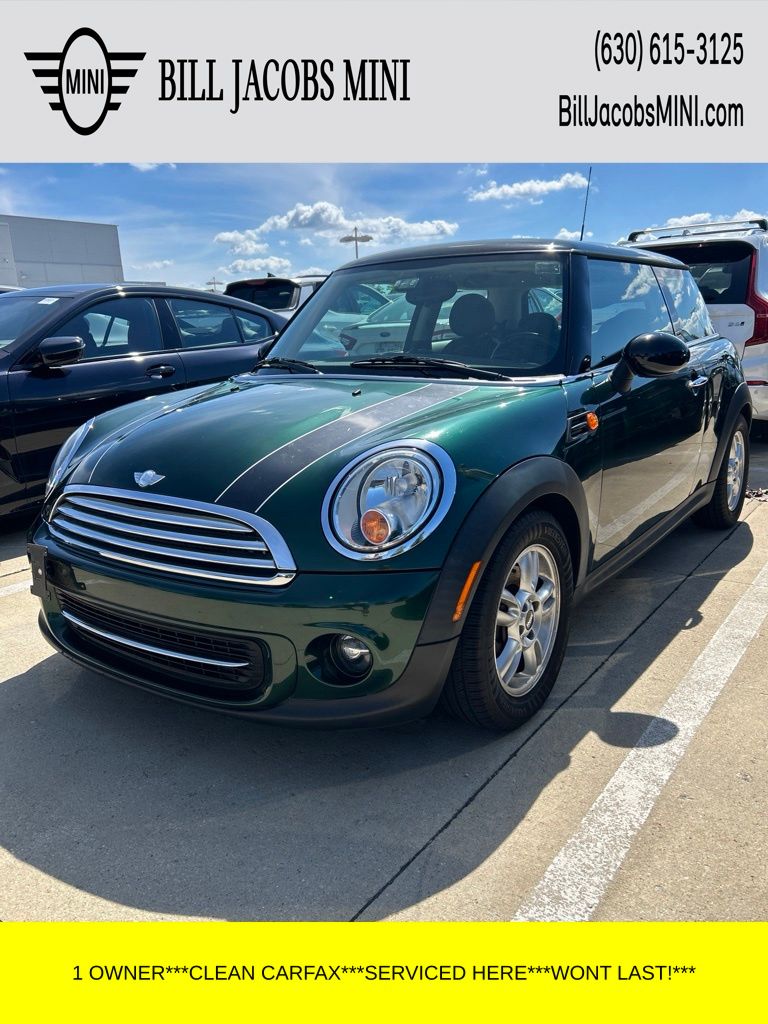 British Racing Green Metallic 2012 MINI Cooper Hatchback Front-Wheel Drive 6-Speed Manual Overdrive