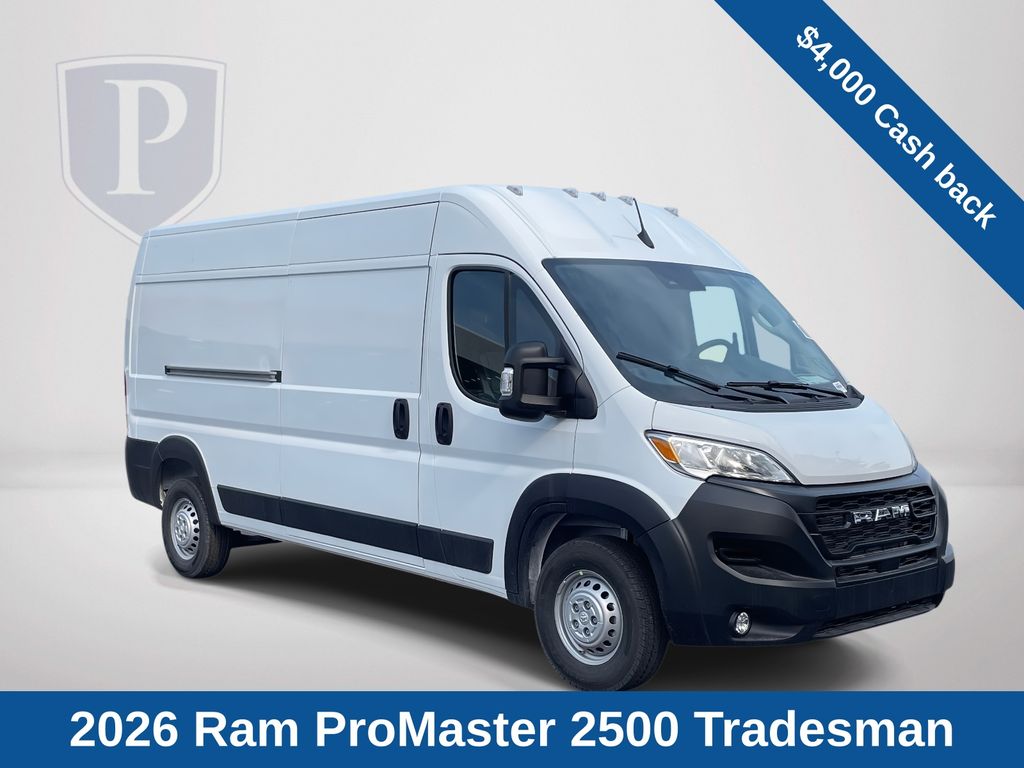 Bright White Clearcoat 2026 RAM ProMaster Van 9-Speed Automatic