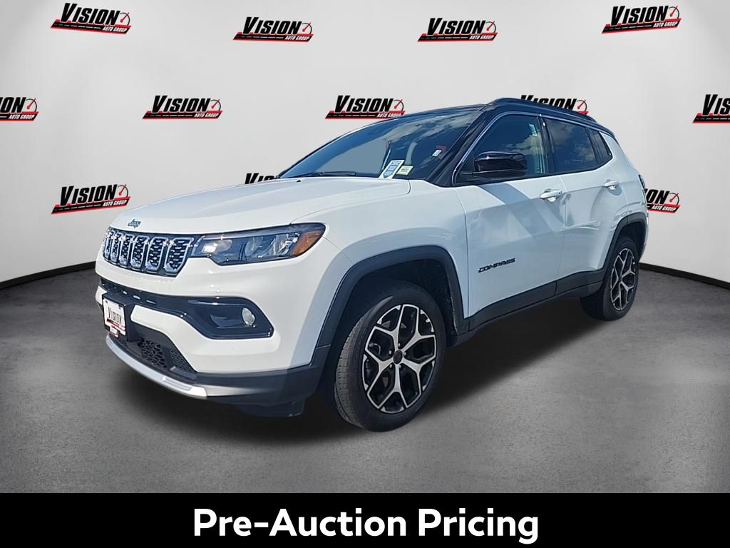 Bright White Clearcoat 2026 Jeep Compass SUV / Crossover Four-Wheel Drive 8-Speed Automatic
