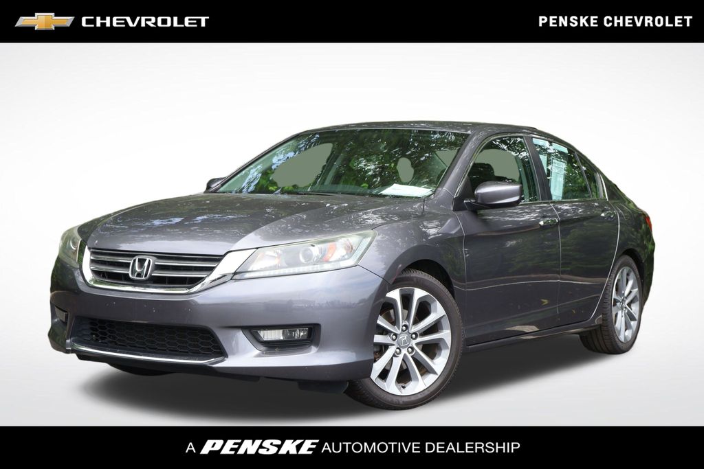 Gray (Modern Steel) 2014 Honda Accord Sport Sedan Front-Wheel Drive Continuously Variable Transmission