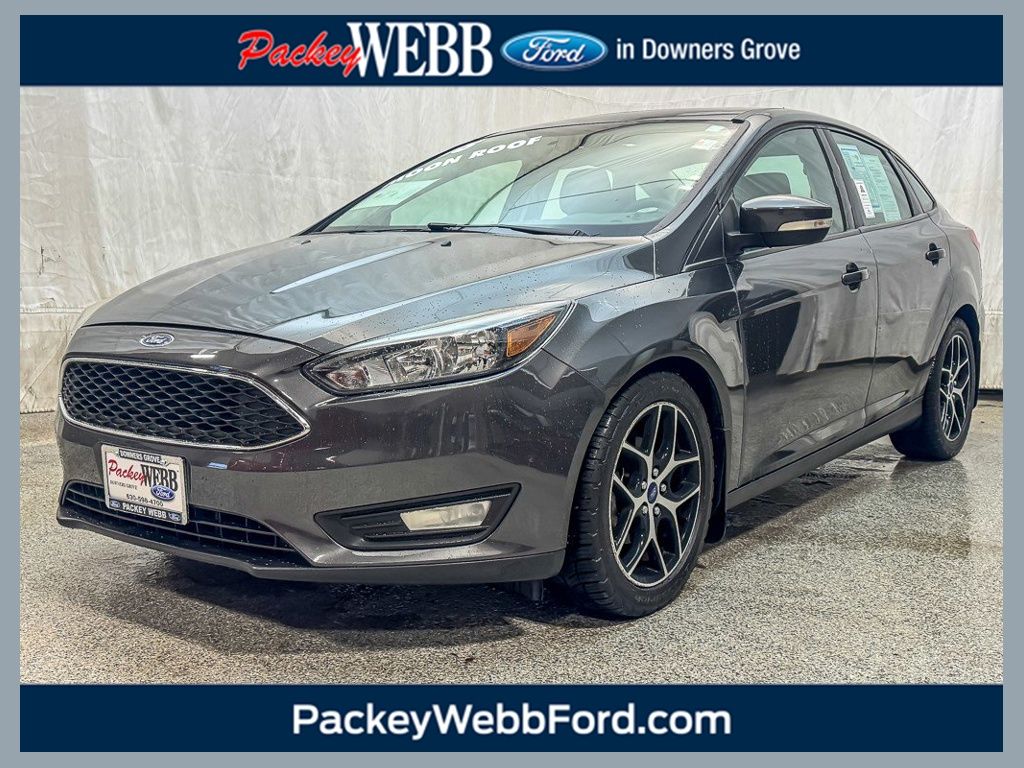 Gray (Magnetic) 2018 Ford Focus Sedan Front-Wheel Drive 6-Speed Automatic