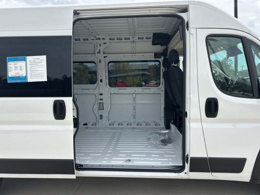 2023 Bright White Clearcoat Ram ProMaster Window Van High Roof FWD Van
