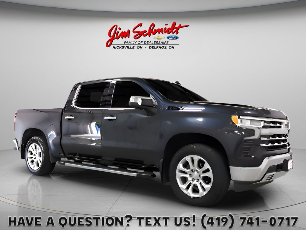 Dark Ash Metallic 2023 Chevrolet Silverado 1500 Pickup Truck Four-Wheel Drive Automatic