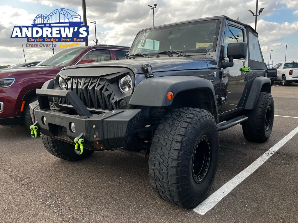 Gray (Granite Crystal Metallic Clearcoat) 2014 Jeep Wrangler Sport 4WD SUV / Crossover Four-Wheel Drive 6-Speed Manual
