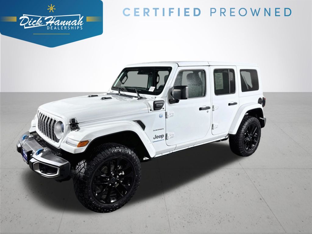 Bright White Clearcoat 2024 Jeep Wrangler 4xe SUV / Crossover Four-Wheel Drive 8-Speed Automatic