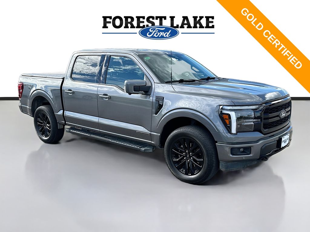 Gray Metallic 2025 Ford F-150 Pickup Truck Four-Wheel Drive Automatic