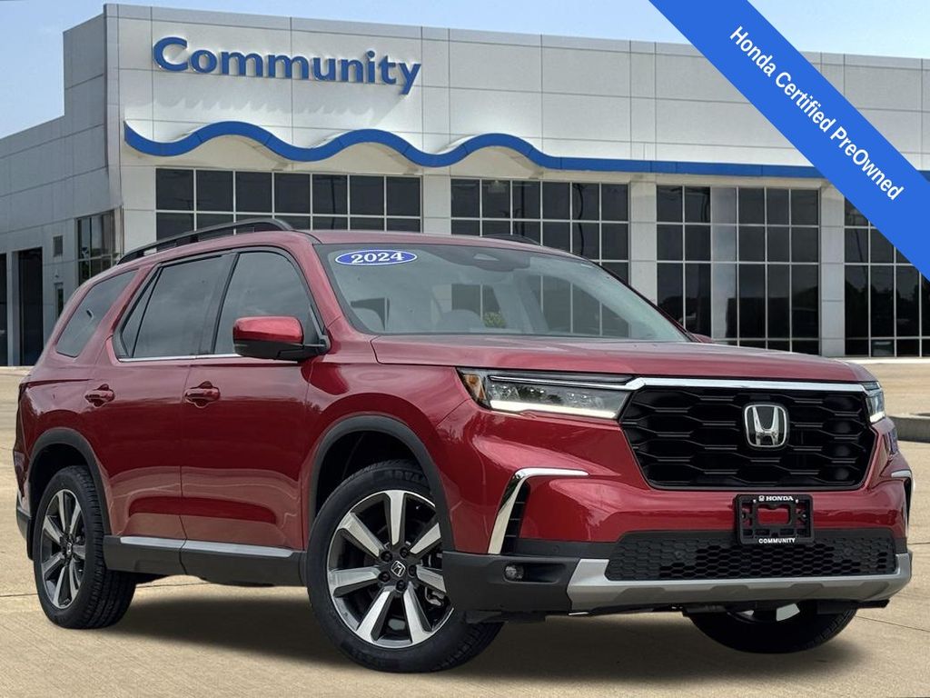Radiant Red Metallic II 2024 Honda Pilot SUV / Crossover Front-Wheel Drive Automatic