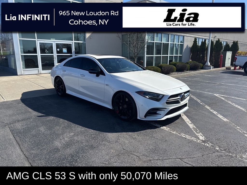 designo Diamond White 2019 Mercedes-Benz CLS AMG CLS 53 S 4MATIC Sedan All-Wheel Drive 9-Speed Automatic
