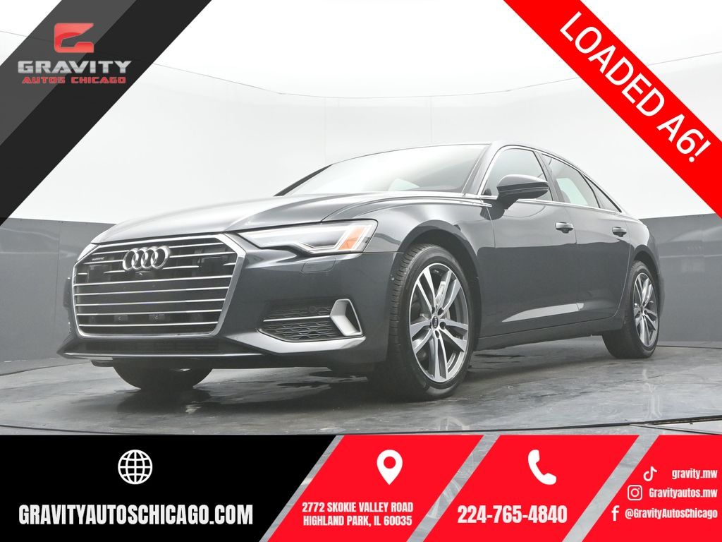 Manhattan Gray Metallic 2023 Audi A6 Sedan All-Wheel Drive 7-Speed Automatic