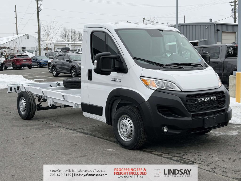 Bright White Clearcoat 2026 RAM ProMaster Chassis 9-Speed Automatic