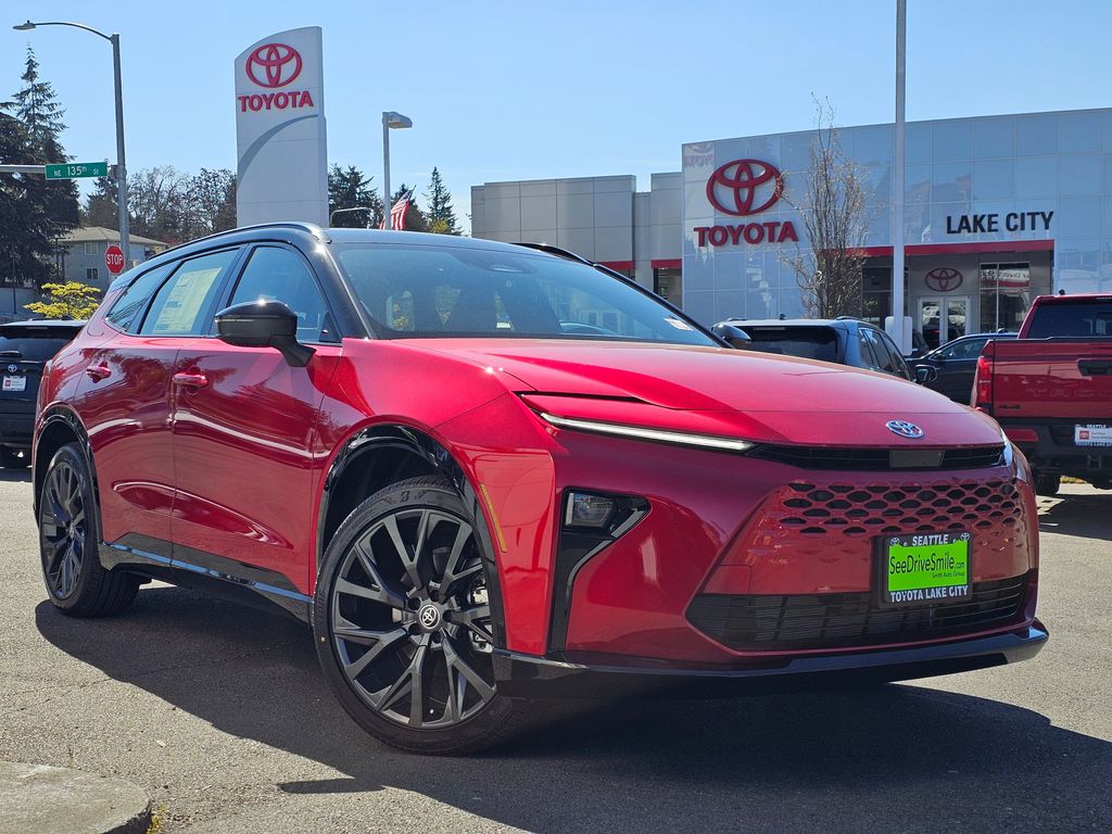 Finish Line Red With Black Roof 2026 Toyota Crown Signia Limited AWD SUV / Crossover All-Wheel Drive Continuously Variable Transmission