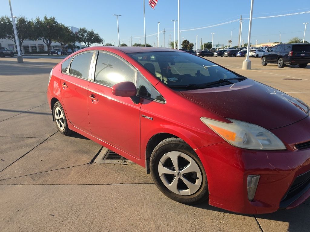 Barcelona Red Metallic 2012 Toyota Prius Hatchback Front-Wheel Drive Continuously Variable Transmission