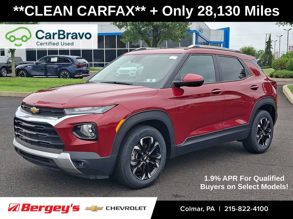 Scarlet Red Metallic 2021 Chevrolet Trailblazer SUV / Crossover Front-Wheel Drive Continuously Variable Transmission