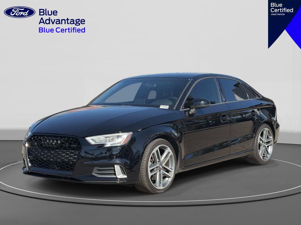 Brilliant Black/Black Roof 2017 Audi A3 Sedan Front-Wheel Drive 6-Speed Automatic
