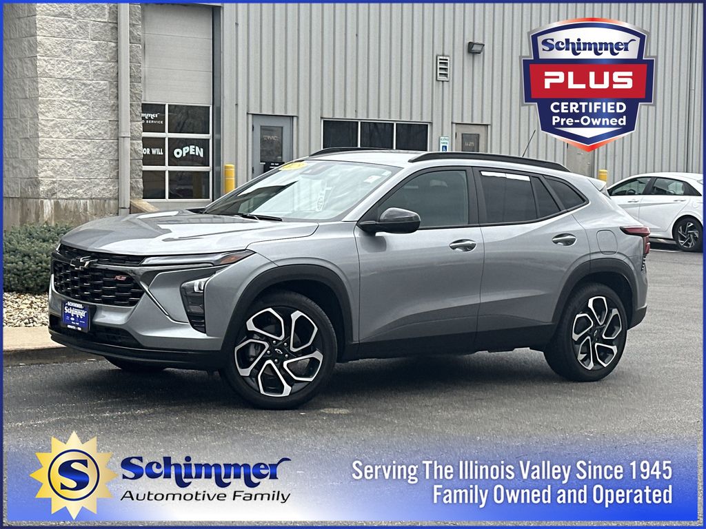 Sterling Gray Metallic 2025 Chevrolet Trax RS with 2RS FWD SUV / Crossover Front-Wheel Drive 6-Speed Automatic