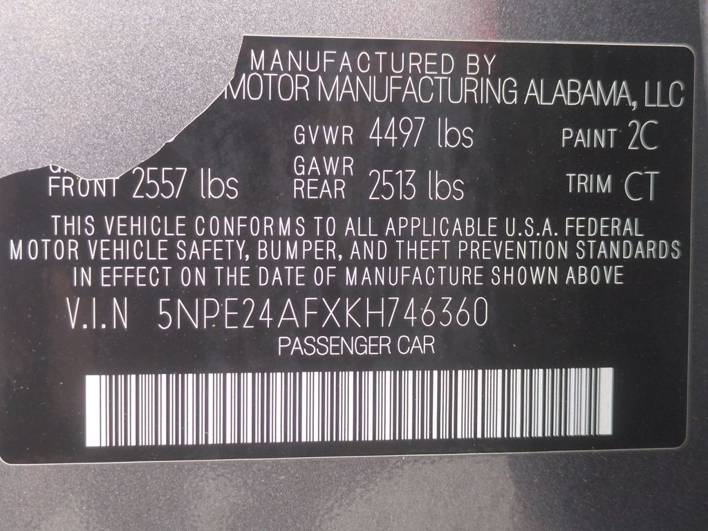 2019 Hyundai Sonata SE