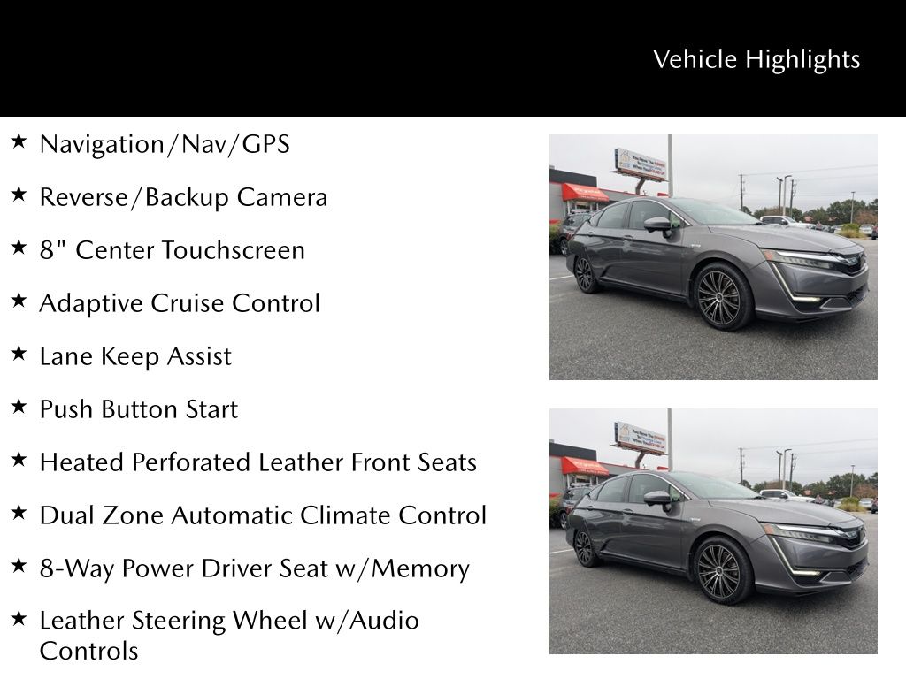 2018 Honda Clarity Plug-In Hybrid Touring