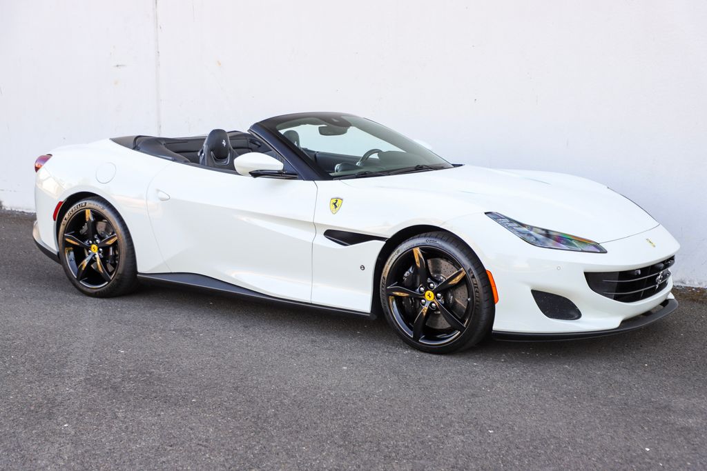 Bianco Avus 2020 Ferrari Portofino Convertible Rear-Wheel Drive 7-Speed Automatic