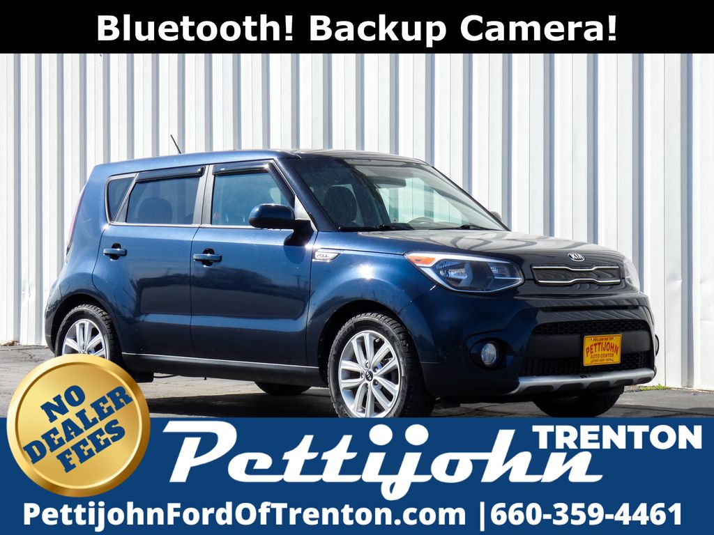 Mysterious Blue 2018 Kia Soul + Wagon Front-Wheel Drive 6-Speed Automatic