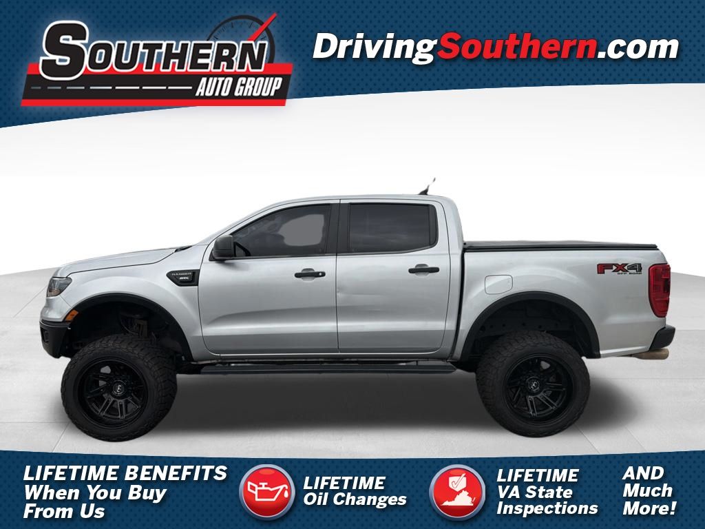 Ingot Silver 2019 Ford Ranger Pickup Truck Four-Wheel Drive Automatic